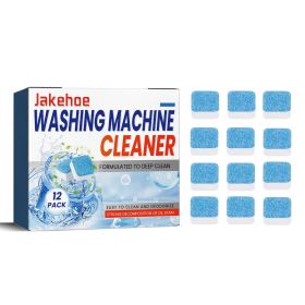 Jakehoe Washing Machine Cleaning Tablet, Drum Type Water Tank Washing Machine Cleaning Odor Dirt Cleaning Sheet