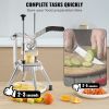 VEVOR Commercial Vegetable Fruit Chopper 1/4" Blade Heavy Duty Professional Food Dicer Kattex French Fry Cutter Onion Slicer Stainless Steel for Tomat