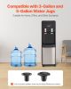 VEVOR Top Loading Water Cooler Dispenser for 3 or 5 Gallons Jugs Stainless Steel