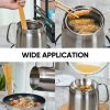 The food-grade 304 stainless steel oil drain can effectively separate oil residue from broths, broths and sauces