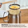 The food-grade 304 stainless steel oil drain can effectively separate oil residue from broths, broths and sauces